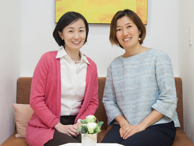 NPO法人・幸ハウス代表の川村真妃さん(左)と植竹さん(右)
