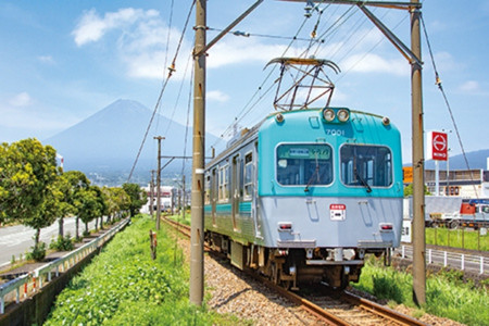 富士山と岳南電車