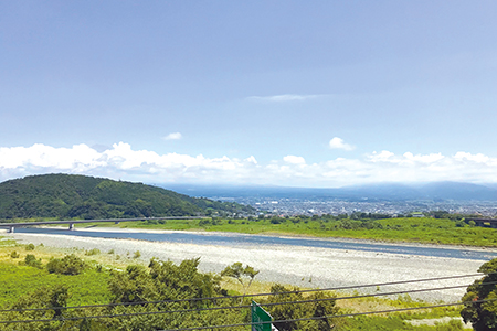 富士川楽座からの景色